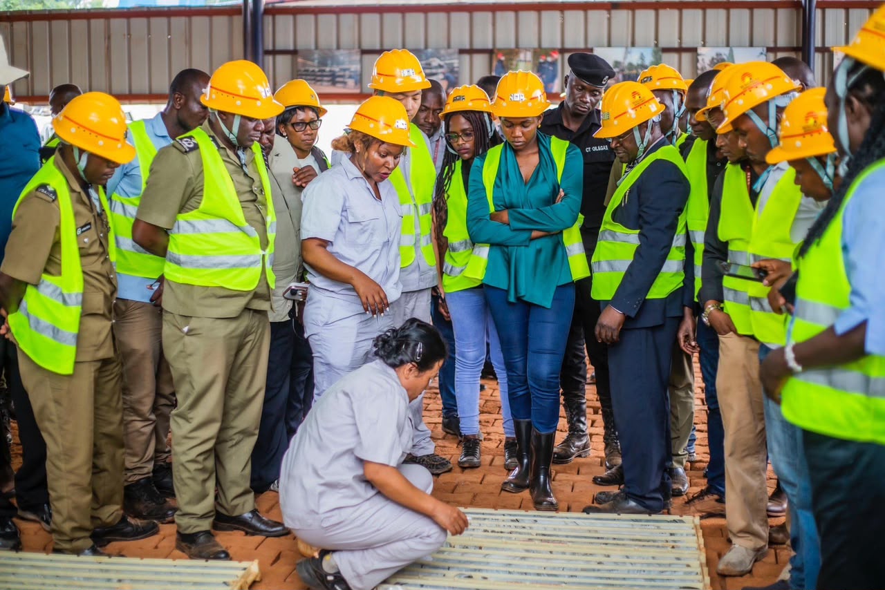 AfriBid team at a public sector project site